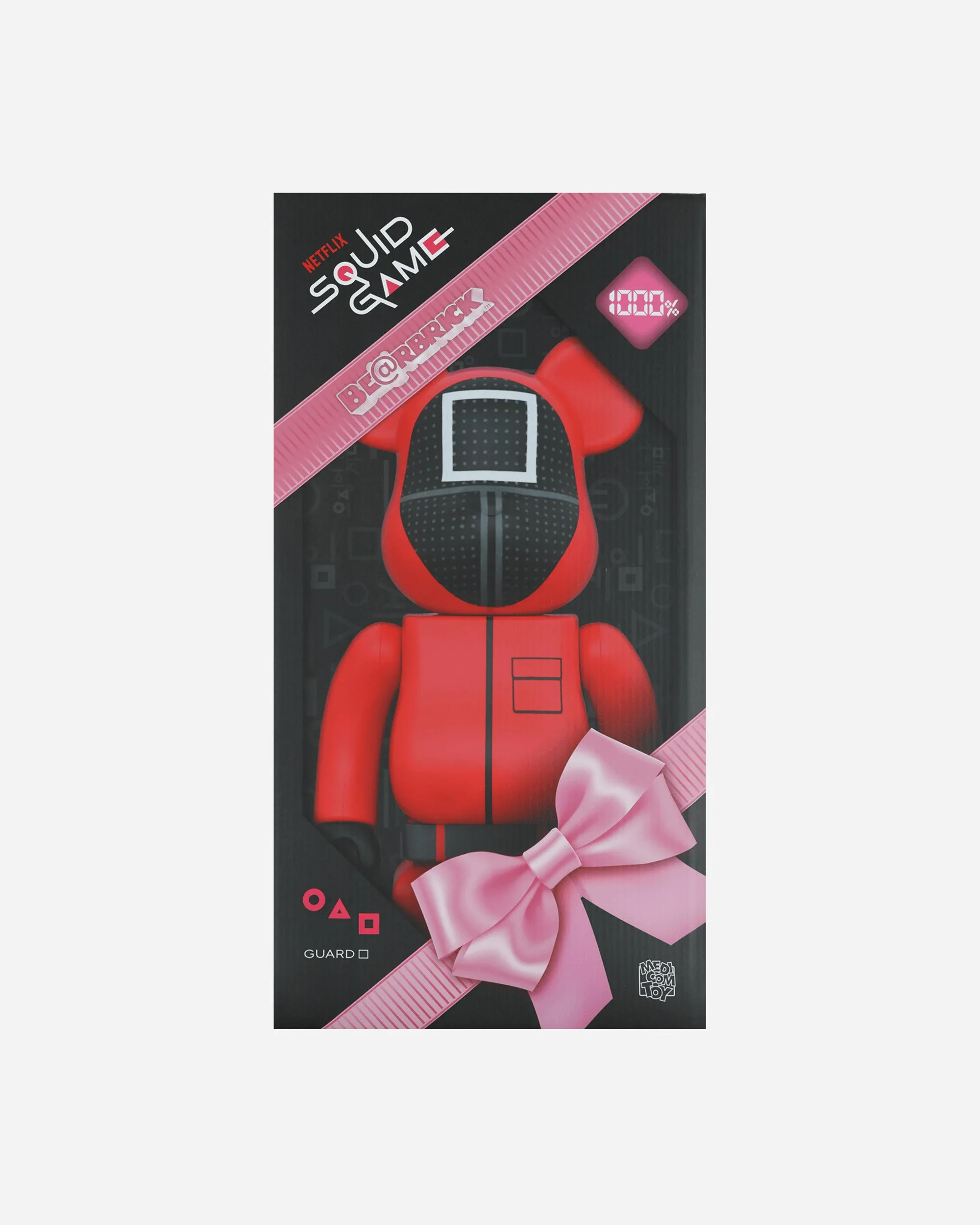 1000% Squid Game Guard Square Be@rbrick Multicolor
