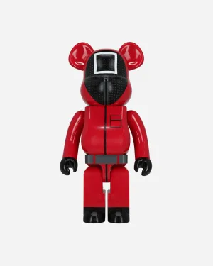 1000% Squid Game Guard Square Be@rbrick Multicolor