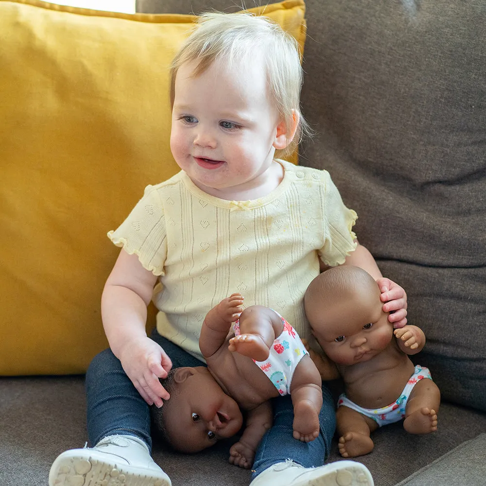 10" Huggable Multicultural Baby Dolls | Set of 4 with Realistic Details