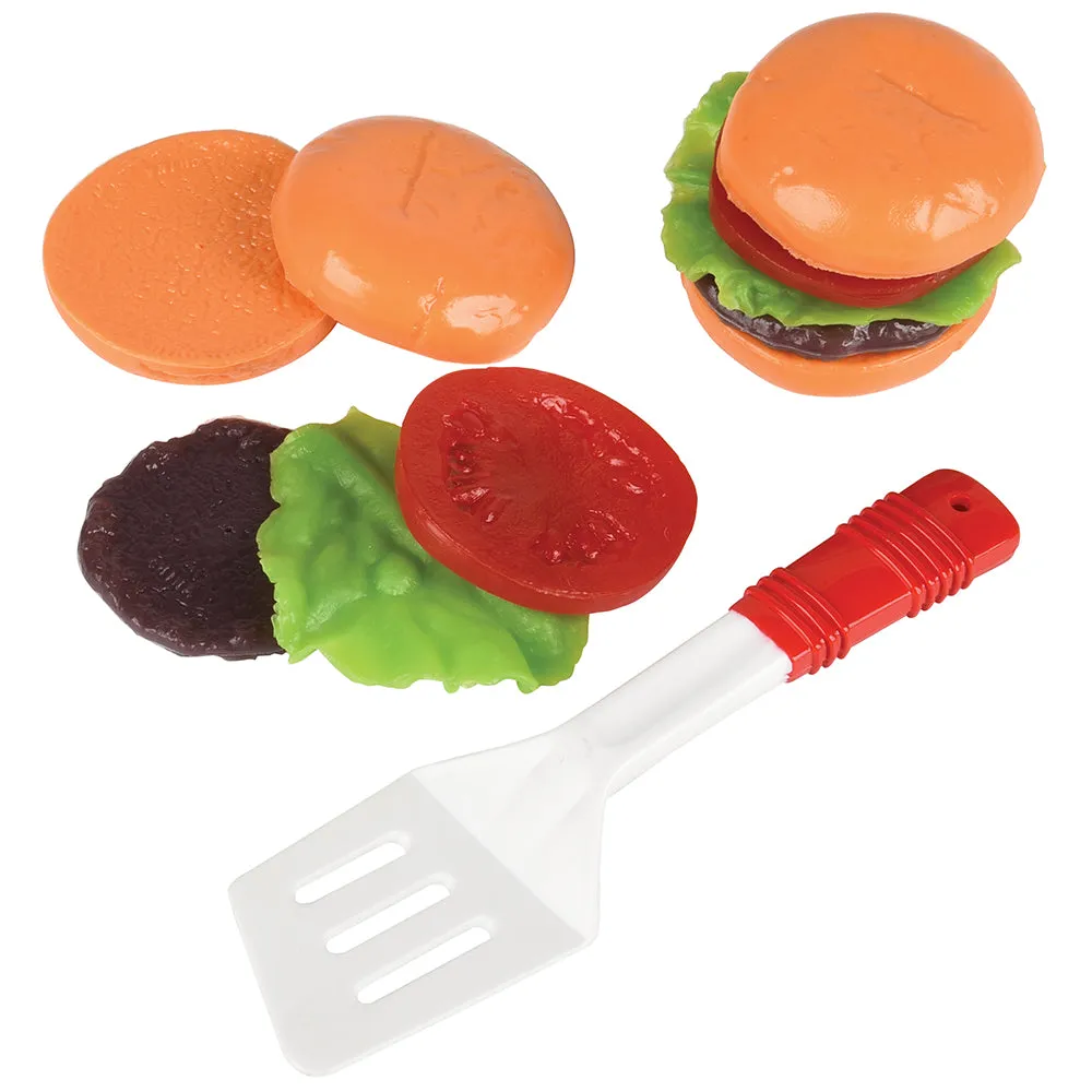 23-Piece Pretend Picnic Food Set | Durable Vinyl Play Food