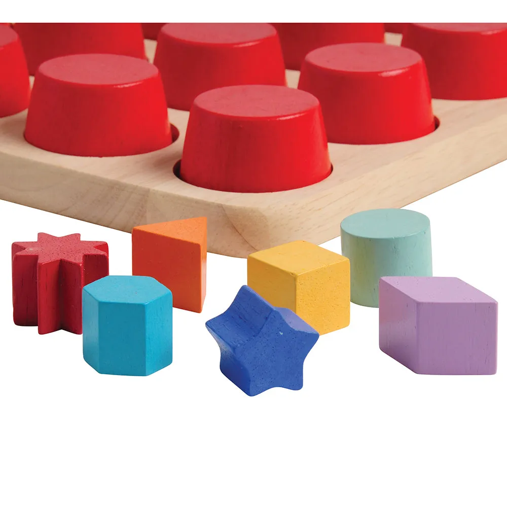 3D Wooden Memory Game | Engaging Shape Matching Set
