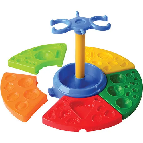 51-Piece Deluxe Dough Food Play Set | Create Pretend Pizza, Burgers & Ice Cream