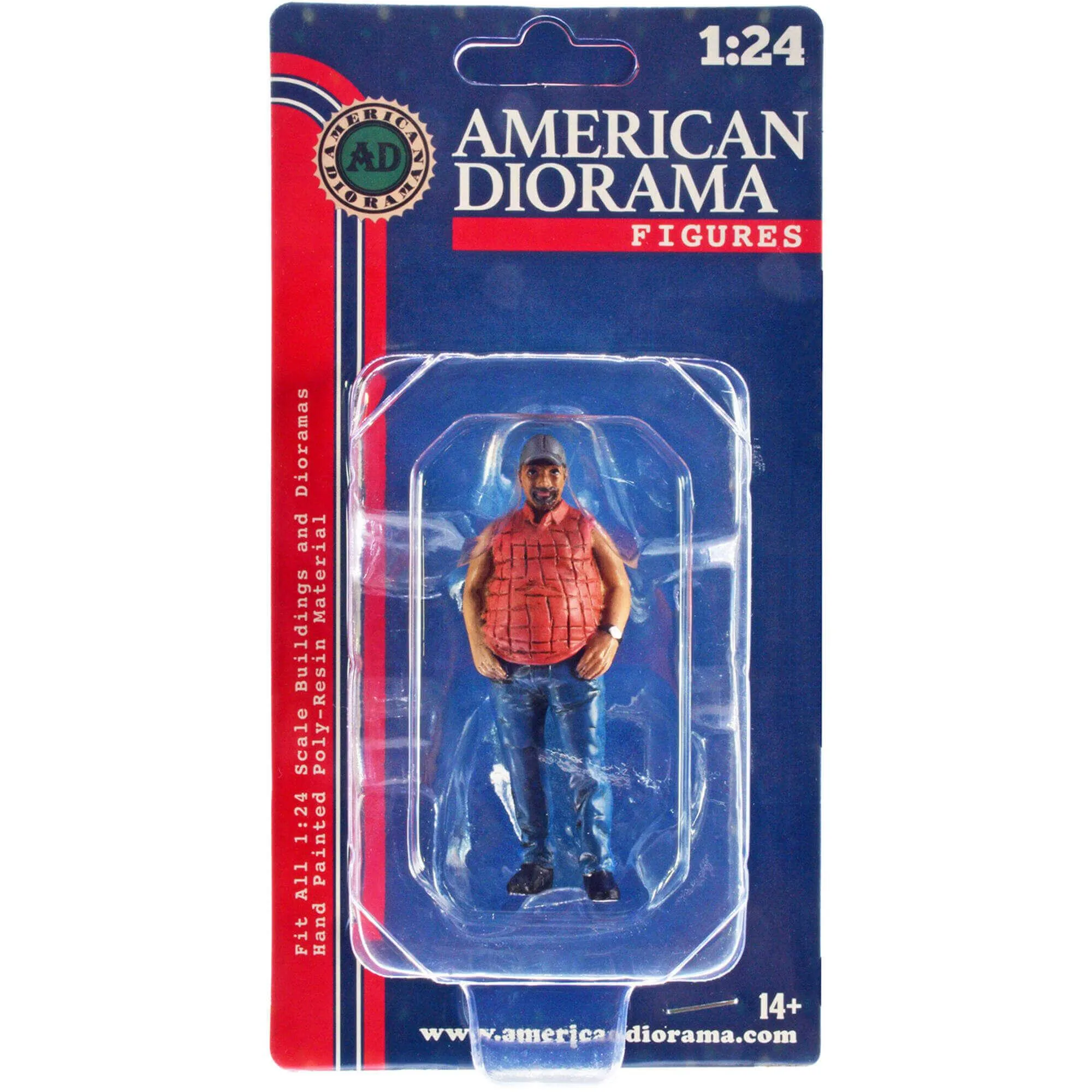 American Diorama Figure 1 - Campers Poly-Resin Material for 1/24 Scale Models