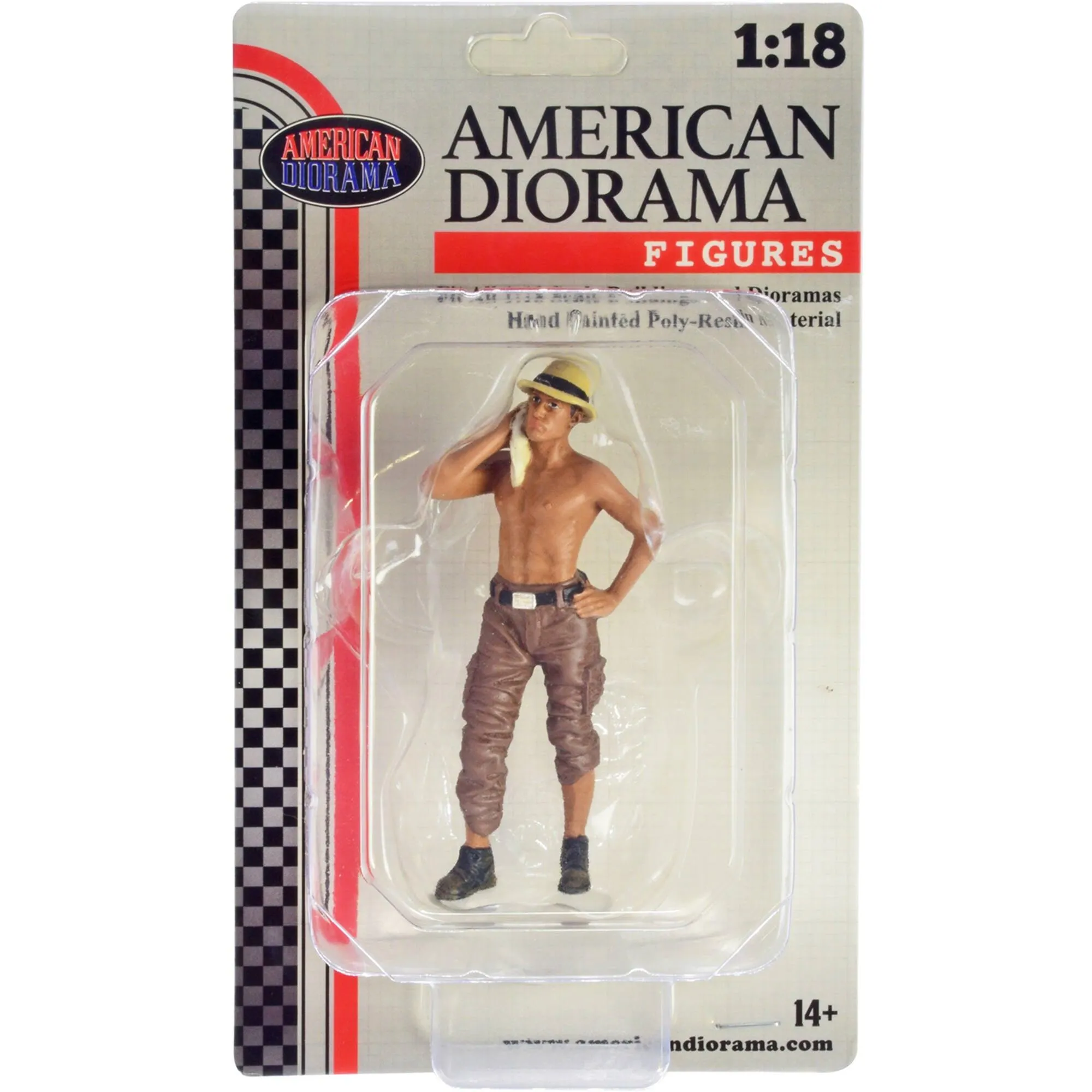 American Diorama Figure 1 for 1/18 Scale Models - 4X4 Mechanic