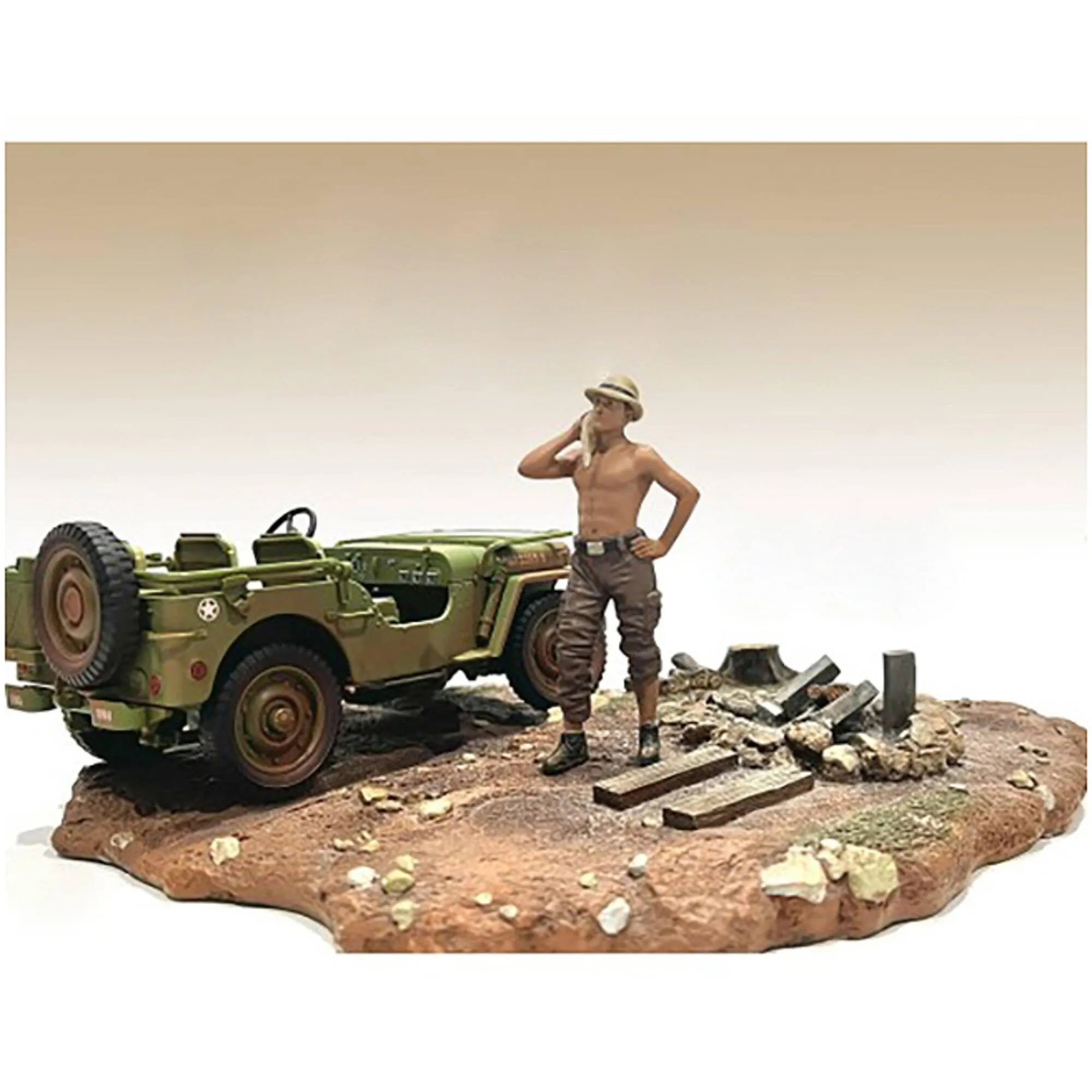 American Diorama Figure 1 for 1/18 Scale Models - 4X4 Mechanic