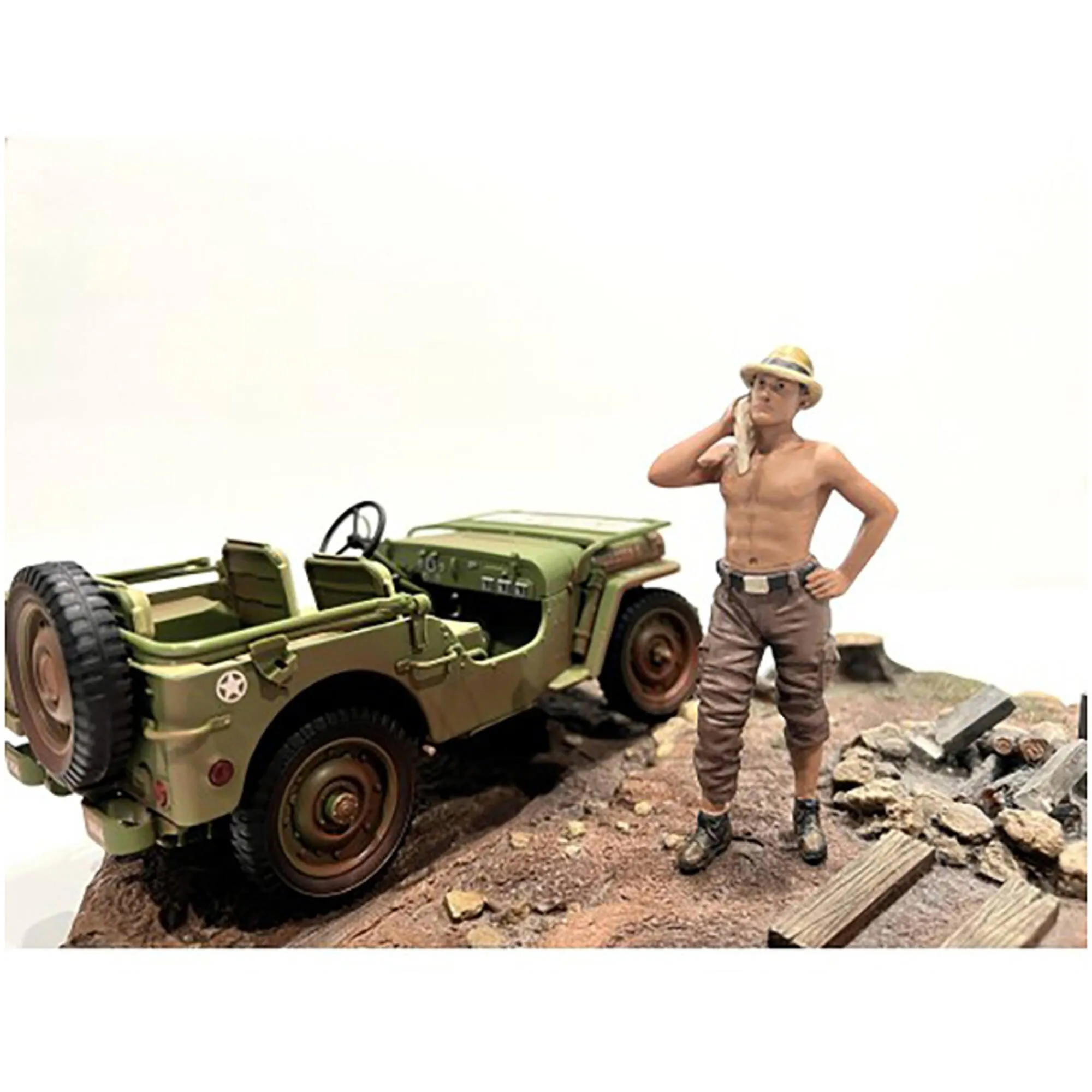 American Diorama Figure 1 for 1/18 Scale Models - 4X4 Mechanic