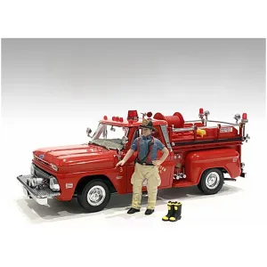 American Diorama Figure - Firefighters with Boots Accessory for 1/18 Scale Models