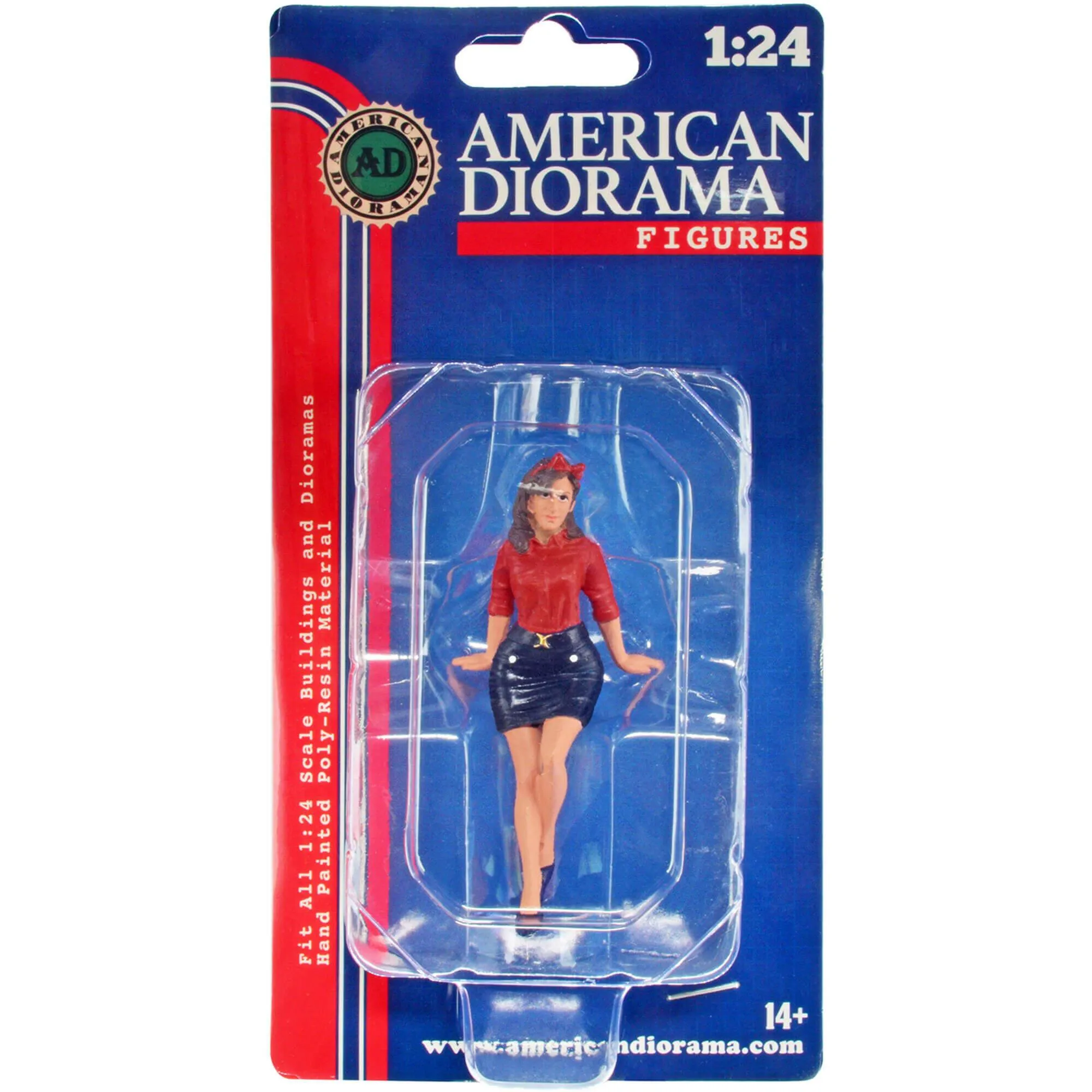 American Diorama Figure - Pin-Up Girls Betsy Polyresin for 1/24 Scale Models