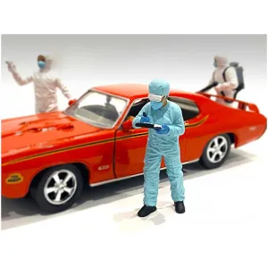 American Diorama Figurine IV - Polyresin Material Hazmat Crew 1/24 Scale Models