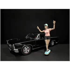American Diorama Figurine - Skateboarder IV Poly Resin Material for 1/18 Models