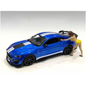 American Diorama Figurine - Stephanie Bikini Car Wash Girl for 1/18 Scale Models