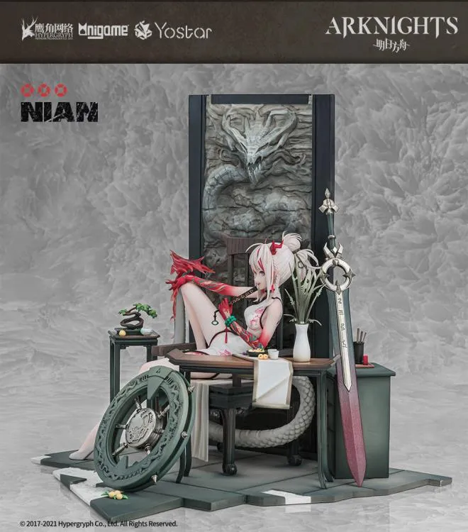 AniGame 1/7 Arknights Nian (Unfettered Freedom Ver.) Scale Statue Figure