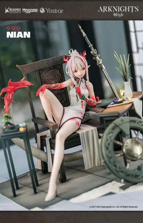 AniGame 1/7 Arknights Nian (Unfettered Freedom Ver.) Scale Statue Figure