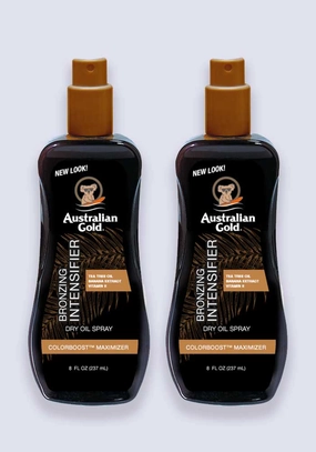 Australian Gold Bronzing Intensifier Dry Oil Spray 237ml - 2 Pack Saver