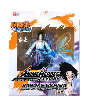 Bandai Anime Heroes 6.5 inch Sasuke Uchiha Shippuden Action Figure