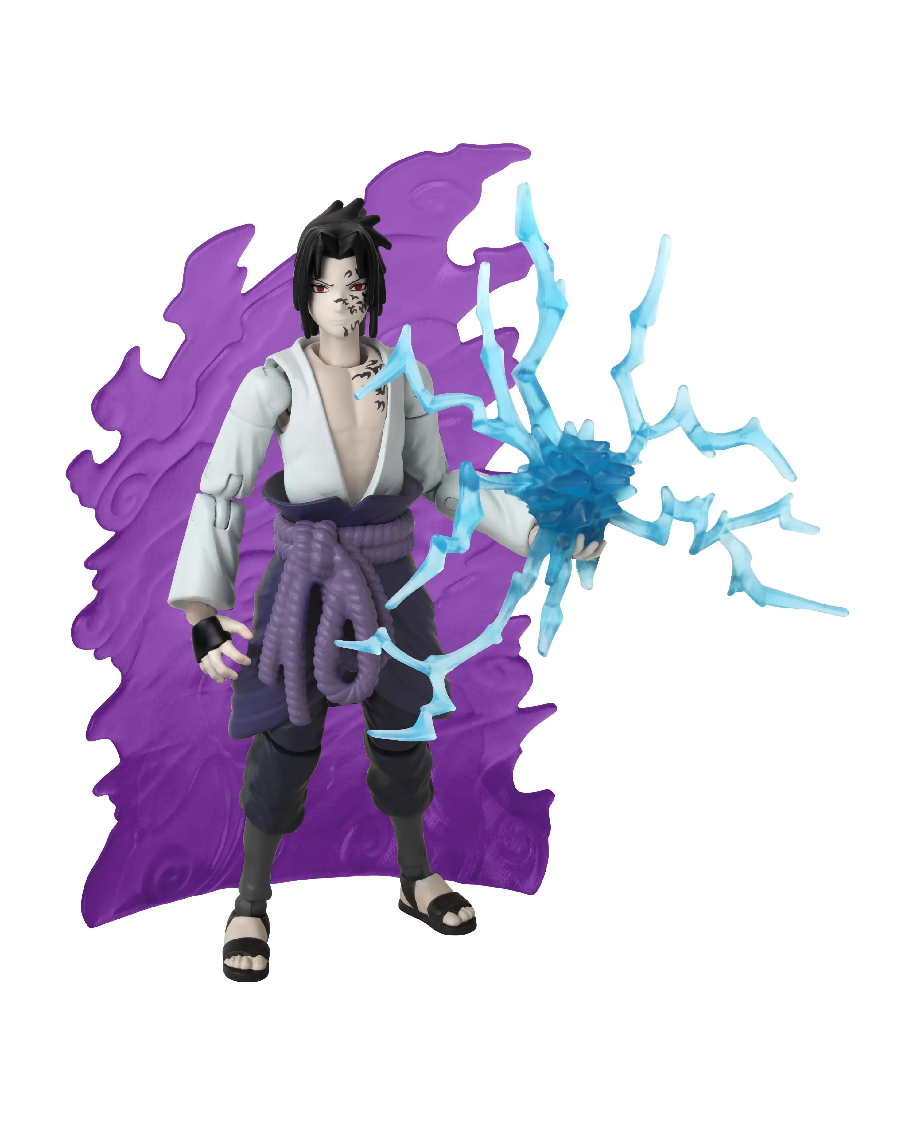 Bandai Anime Heroes 6.5 inch Sasuke Uchiha Shippuden Action Figure