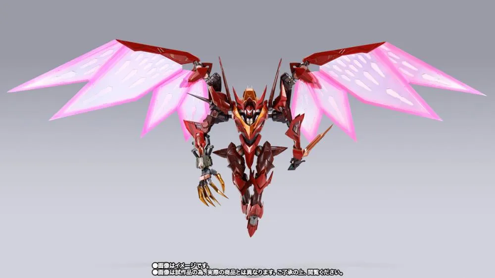 Bandai Metal Build Dragon Scale Code Geass: Lelouch of the Rebellion R2 Type-02/F1Z Guren S.E.I.T.E.N. Eight Elements Action Figure