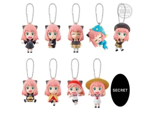 Bandai Shokugan SD Mascot Keychains Spy x Family Anya Trading Figure Sealed Box of 10