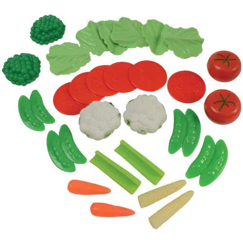 Bargain-Buffet Mini Foods | 130-Piece Realistic Play Food Set