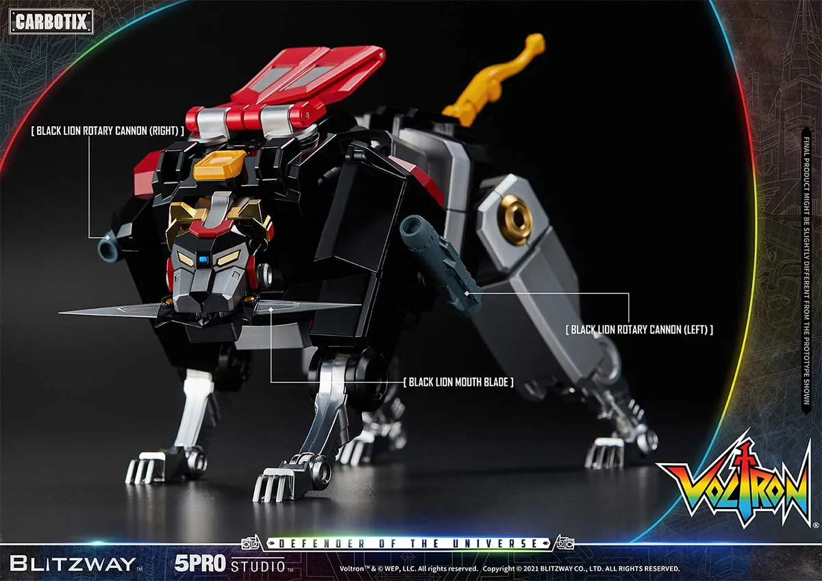 Blitzway Voltron: Defender of the Universe - 5Pro Studio CARBOTIX Series - Voltron