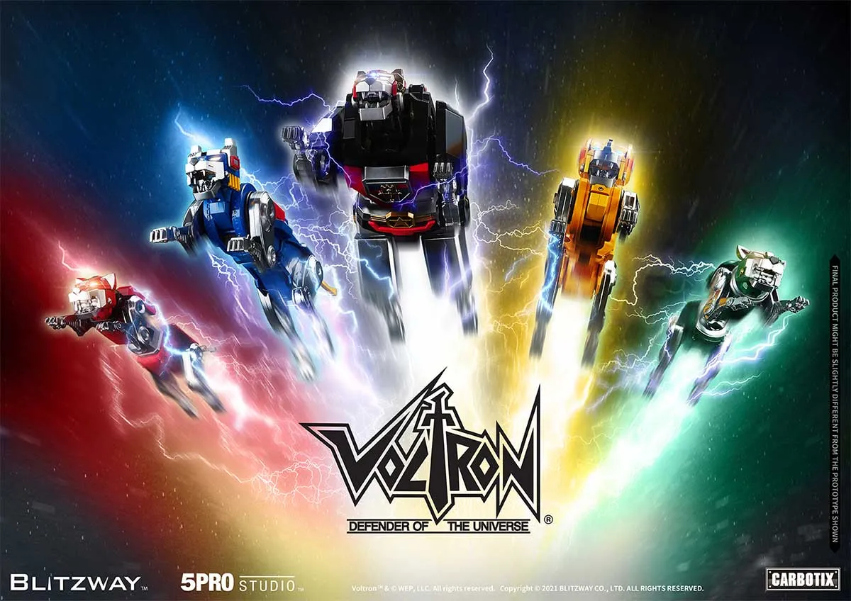 Blitzway Voltron: Defender of the Universe - 5Pro Studio CARBOTIX Series - Voltron