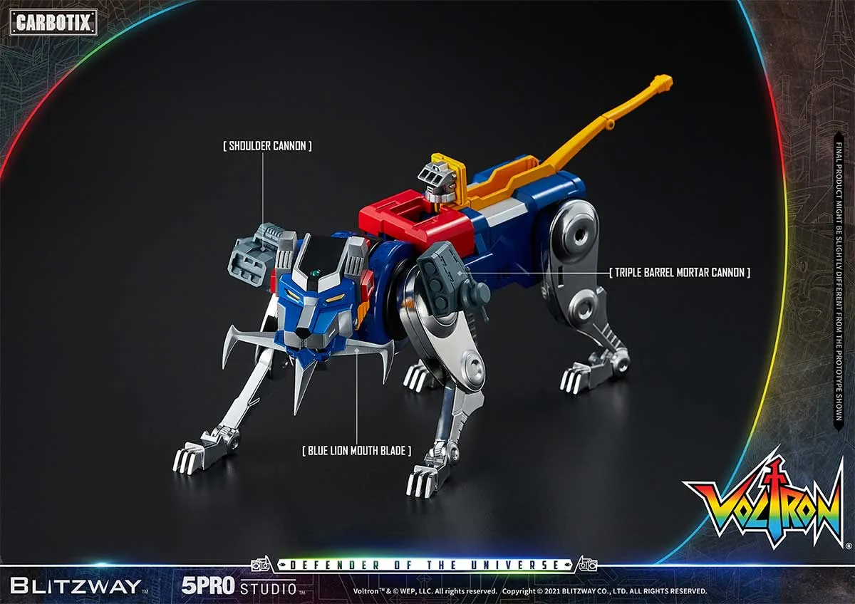 Blitzway Voltron: Defender of the Universe - 5Pro Studio CARBOTIX Series - Voltron