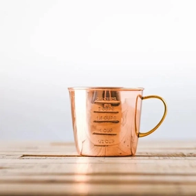 COPPER LIQUID MEASURING CUP
