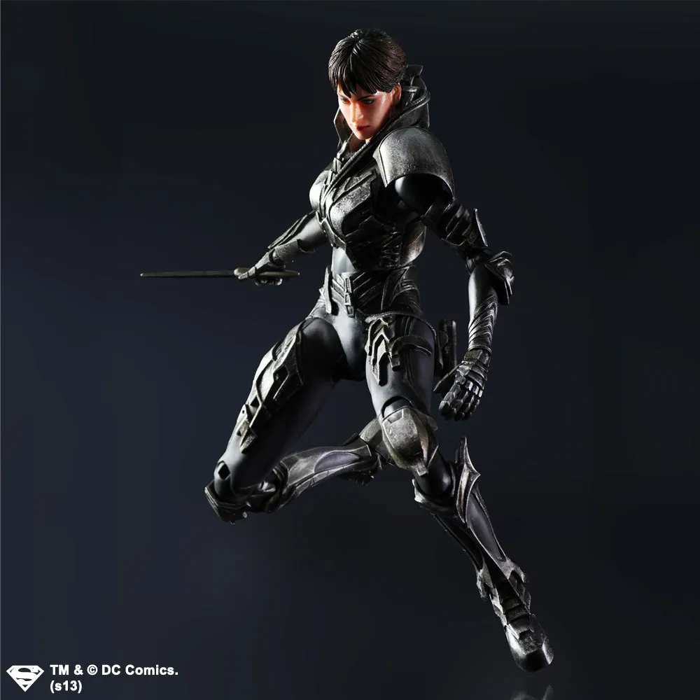 DC Universe Superman Man of Steel Faora-Ul Variant Play Arts Kai Action Figure