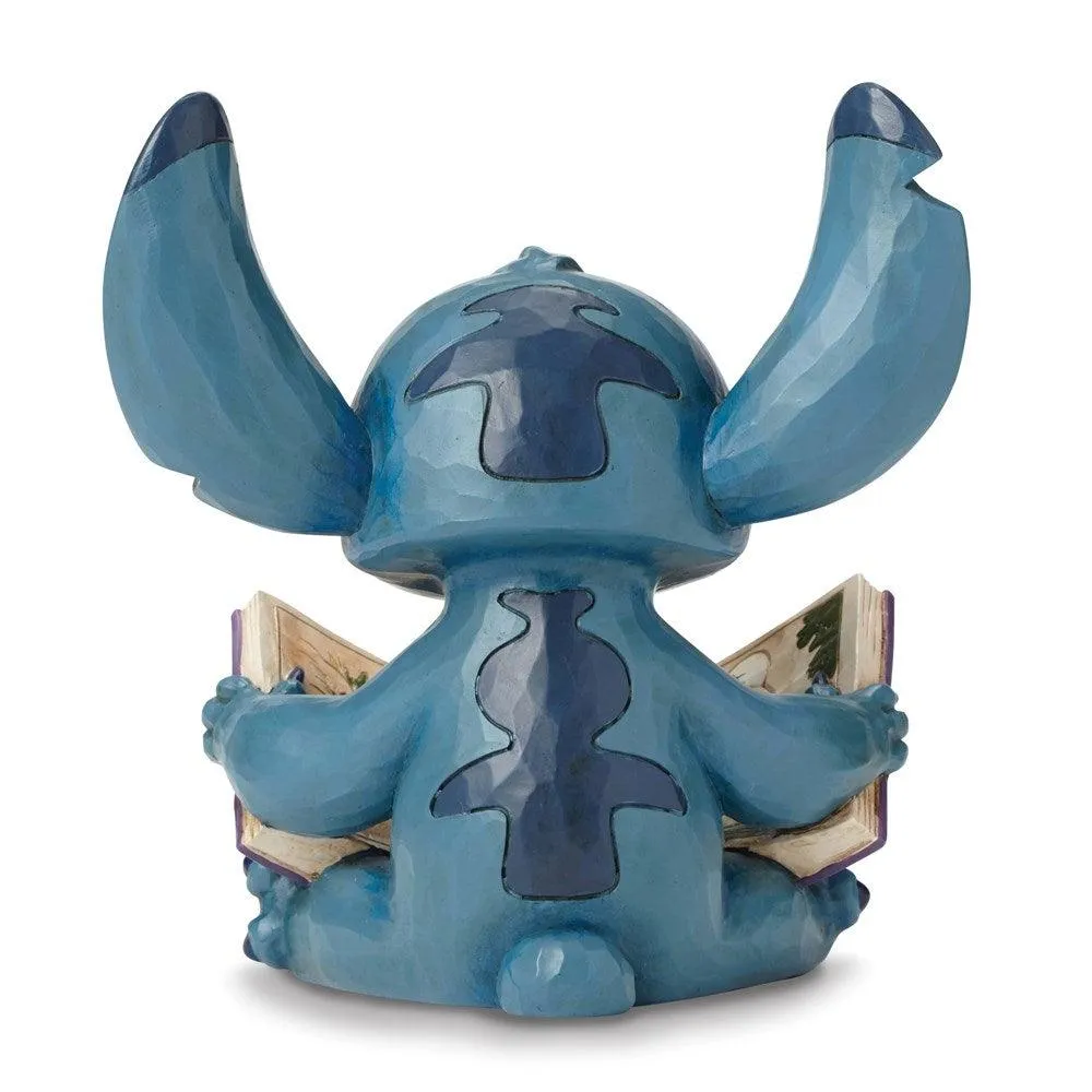 Disney Traditions Stitch with Story Book Figurine