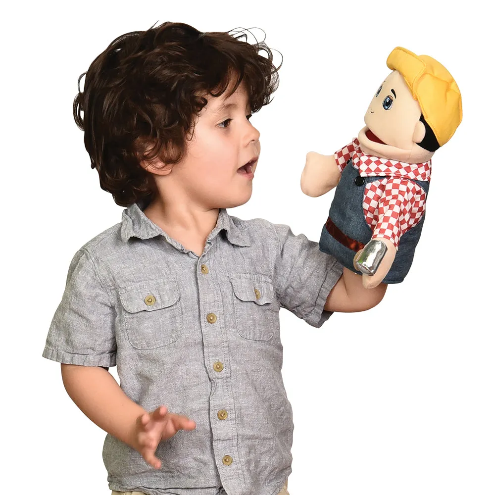 Diverse Careers Puppet Set | 6 Multi-Ethnic Hand Puppets