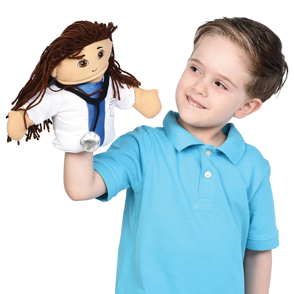 Diverse Careers Puppet Set | 6 Multi-Ethnic Hand Puppets