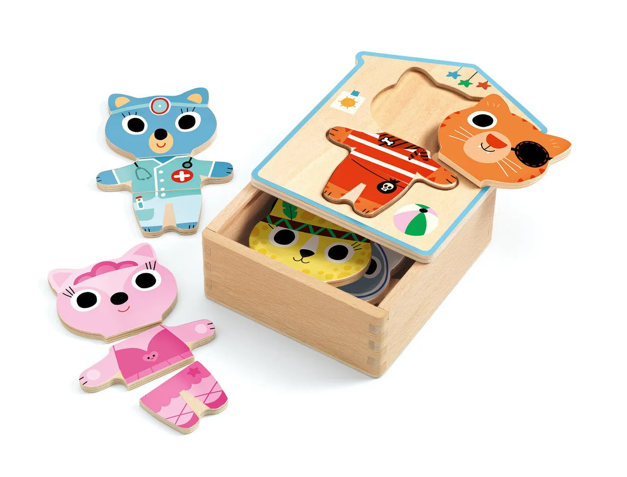 Dressup Mix - Wooden Puzzles