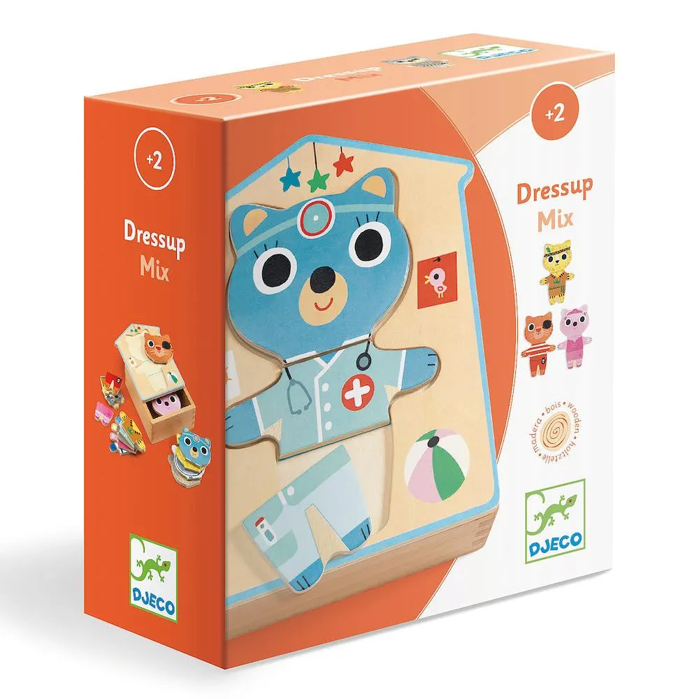 Dressup Mix - Wooden Puzzles