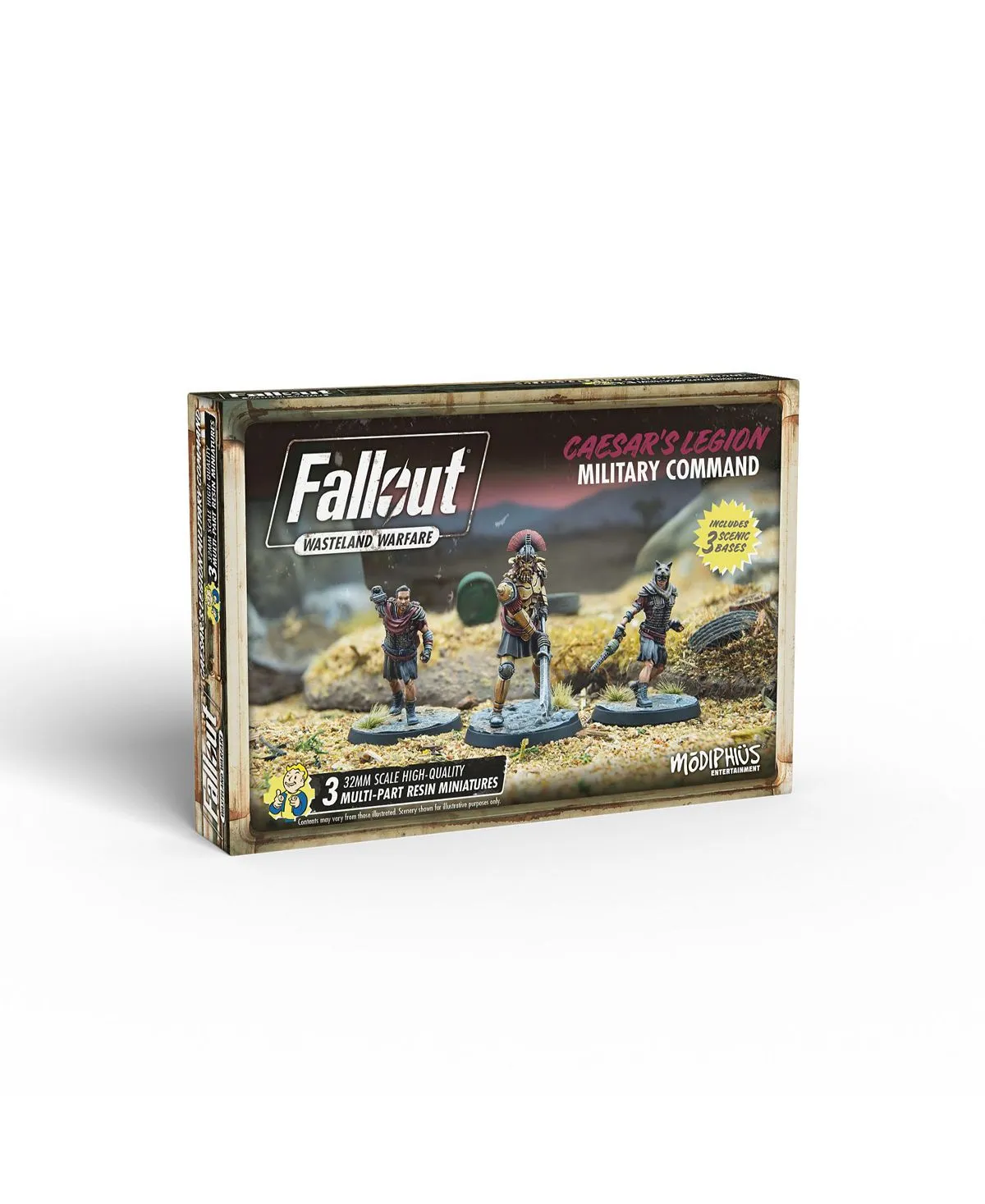 Fallout Wasteland Warfare - Caesar's Legion Command Action Figures