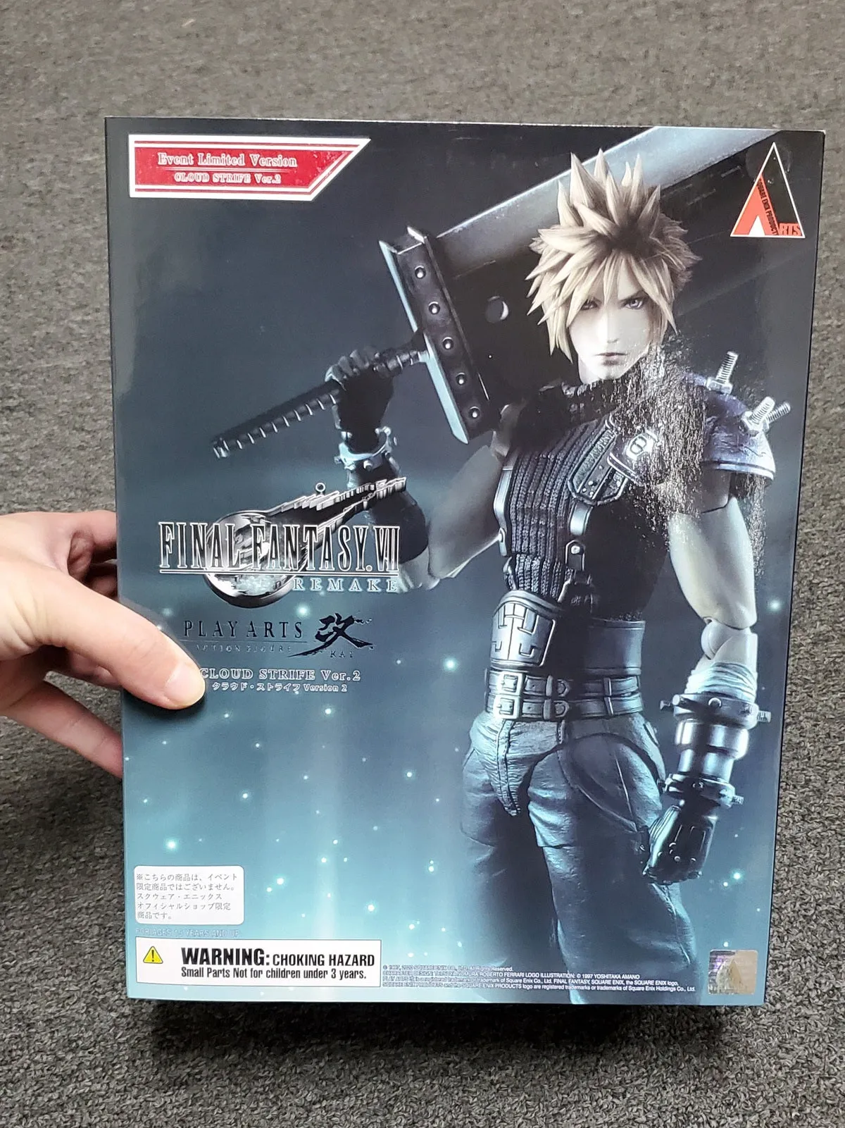 Final Fantasy VII Remake Cloud Strife Ver. 2 Limited Edition Play Arts Kai Action Figure