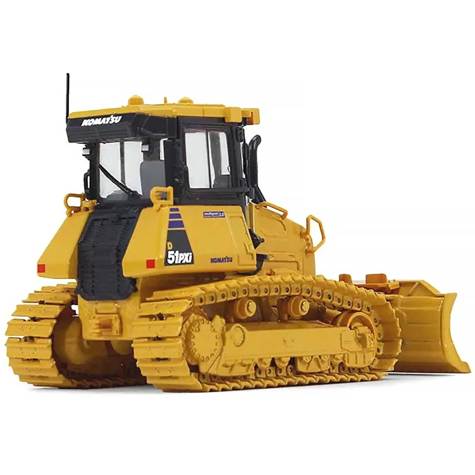 First Gear 1/50 Scale Diecast Model Dozer - Komatsu D51PXi-24 with Rear Hitch