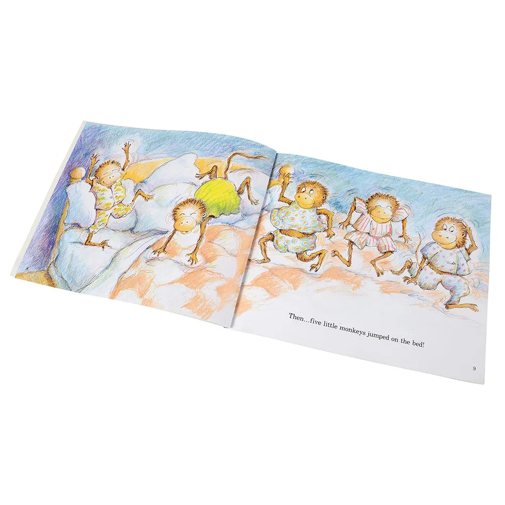 Five Little Monkeys Jumping on the Bed Storytelling Set with Soft Props & Book*