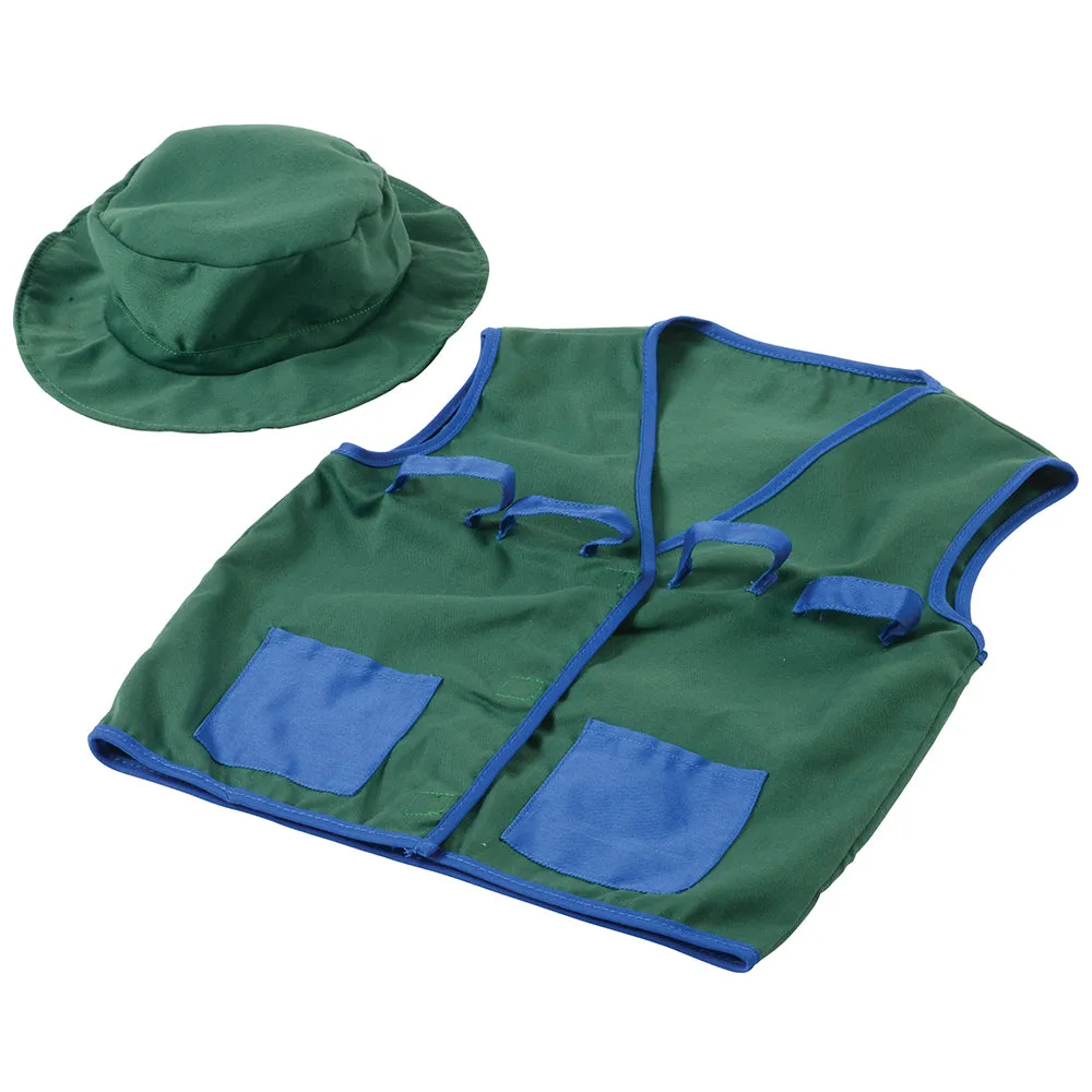 Gardener Career Dress-Up & Tool Set | 19-Piece Pretend Play Outfit for Toddlers