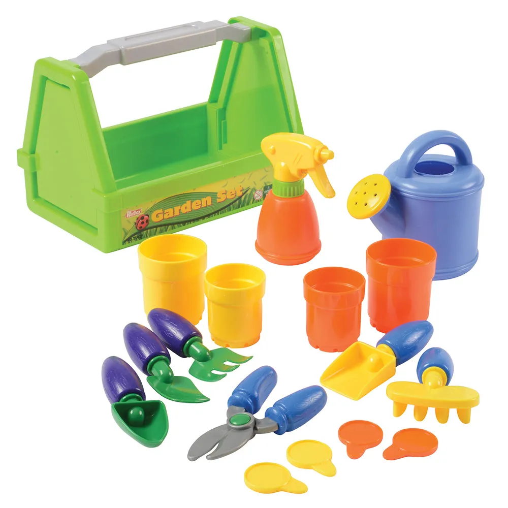 Gardener Career Dress-Up & Tool Set | 19-Piece Pretend Play Outfit for Toddlers