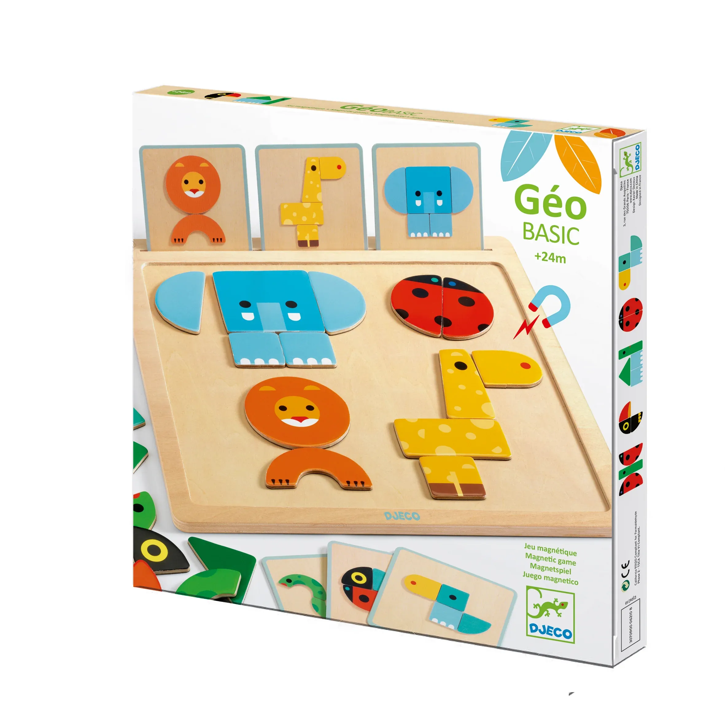GeoBasic Wooden Puzzle