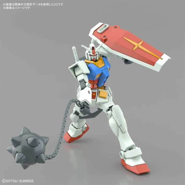 Gundam 1/144 Entry Grade RX-78-2 Gundam (Full Weapon Set) Model Kit