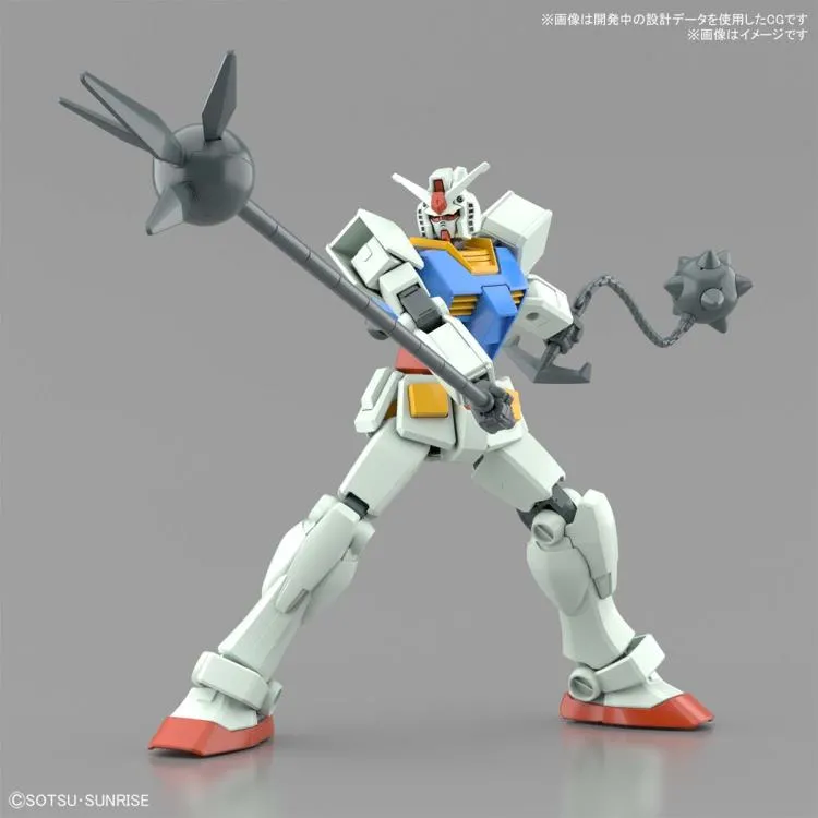 Gundam 1/144 Entry Grade RX-78-2 Gundam (Full Weapon Set) Model Kit