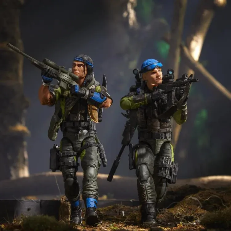 Hasbro G.I. Joe Classified Series #128 Low-Light, Spirit Iron-Knife and Niyol Action Figure