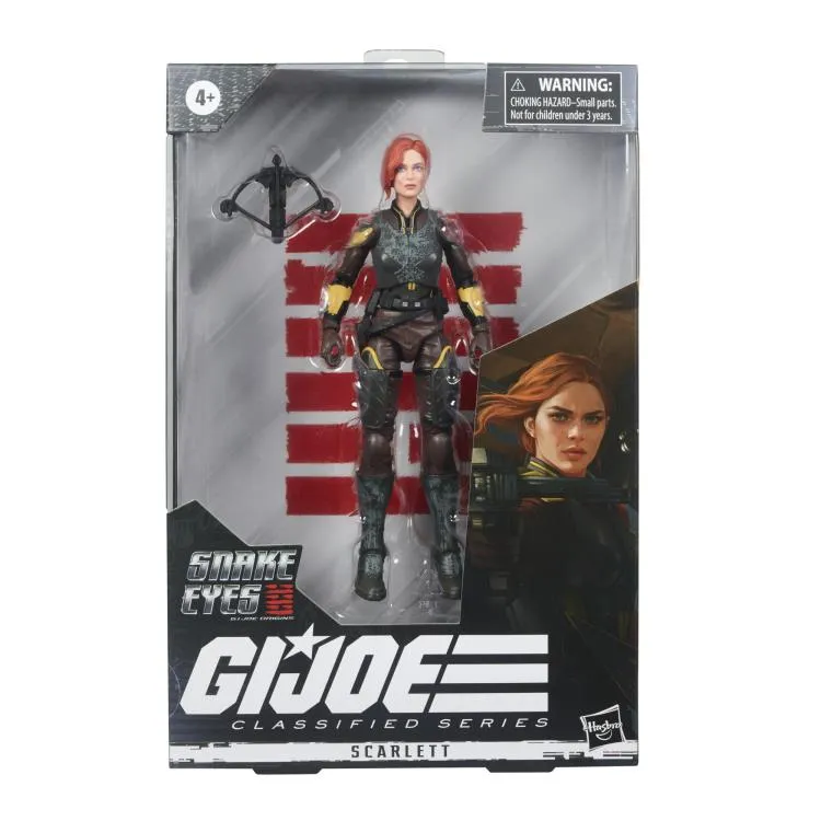 Hasbro G.I. Joe Classified Series #20 Snake Eyes: GI Joe Origins Movie Scarlett Action Figure