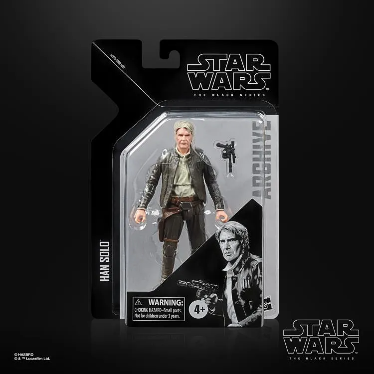 Hasbro Star Wars Black Series Archive Collection Han Solo (The Force Awakens) 6 Inch Action Figure