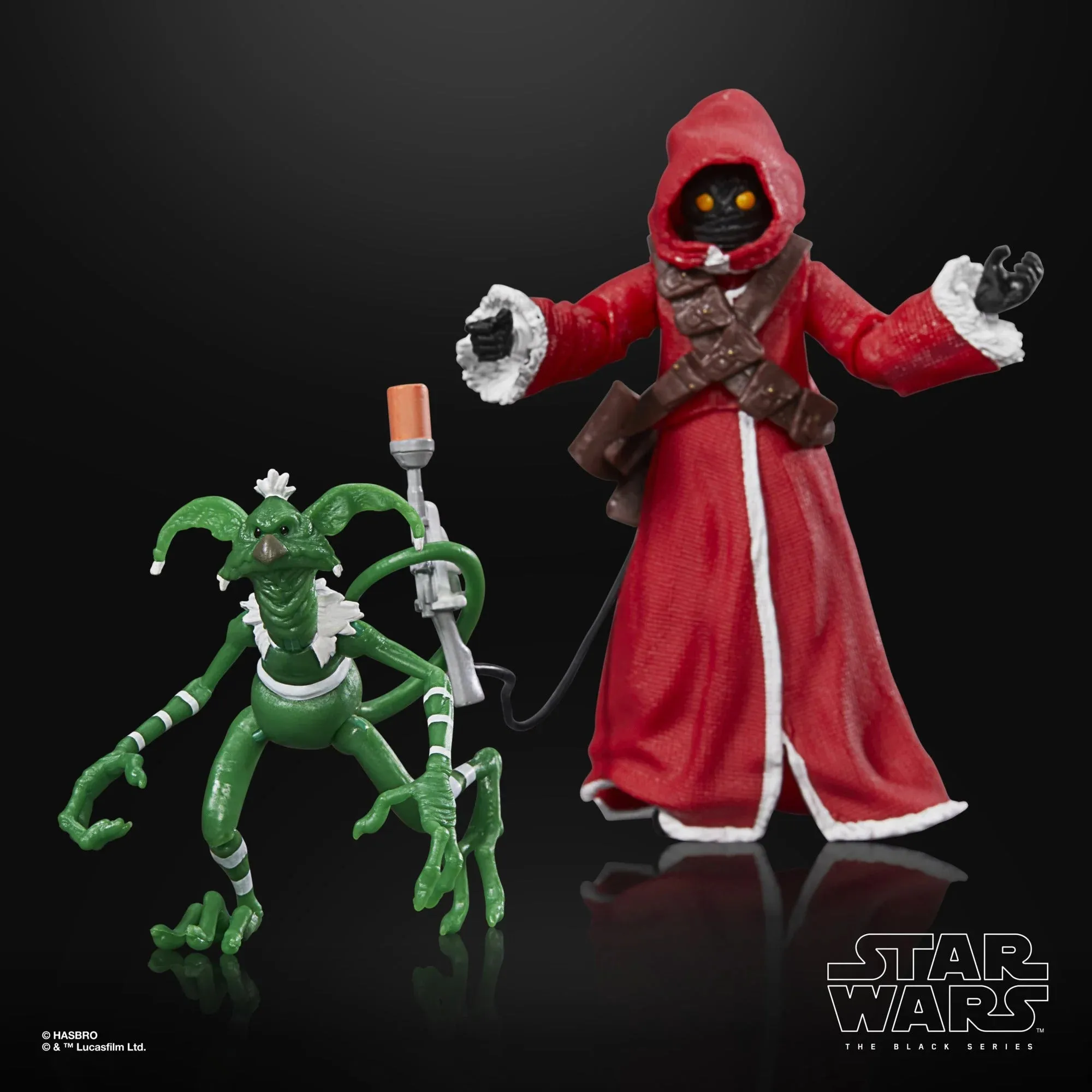 Hasbro Star Wars Black Series Jawa and Salacious B. Crumb (Holiday Edition) 6 Inch Action Figure