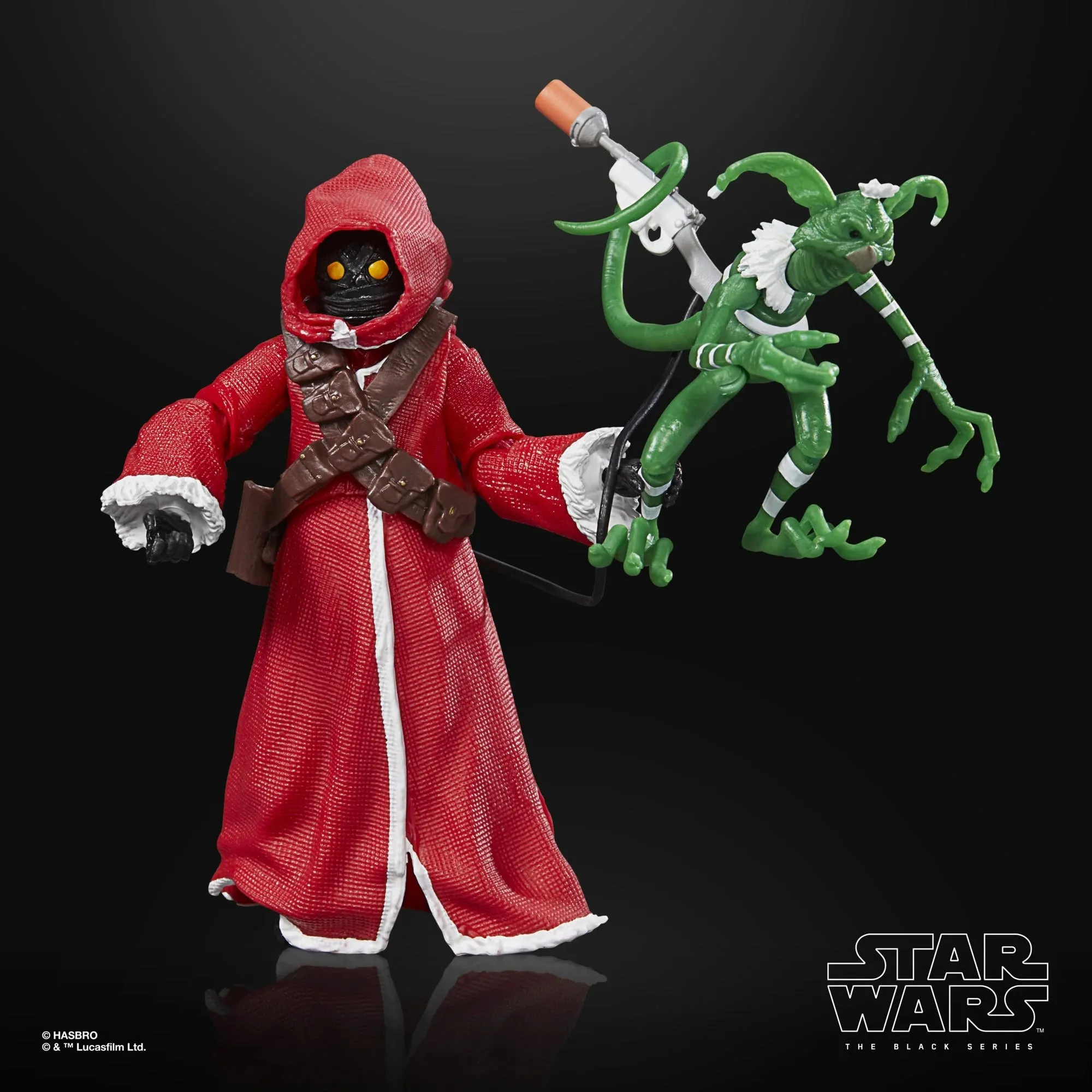 Hasbro Star Wars Black Series Jawa and Salacious B. Crumb (Holiday Edition) 6 Inch Action Figure