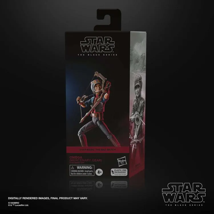Hasbro Star Wars Black Series The Bad Batch #18 Omega (Mercenary Gear) 6 Inch Action Figure