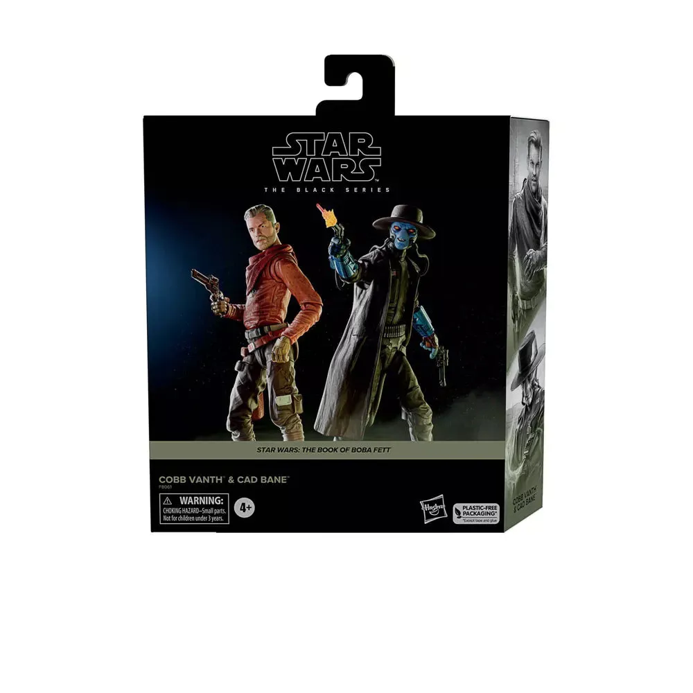 Hasbro Star Wars Black Series The Book of Boba Fett Cobb Vanth and Cad Bane 2 Pack 6 Inch  Action Figure