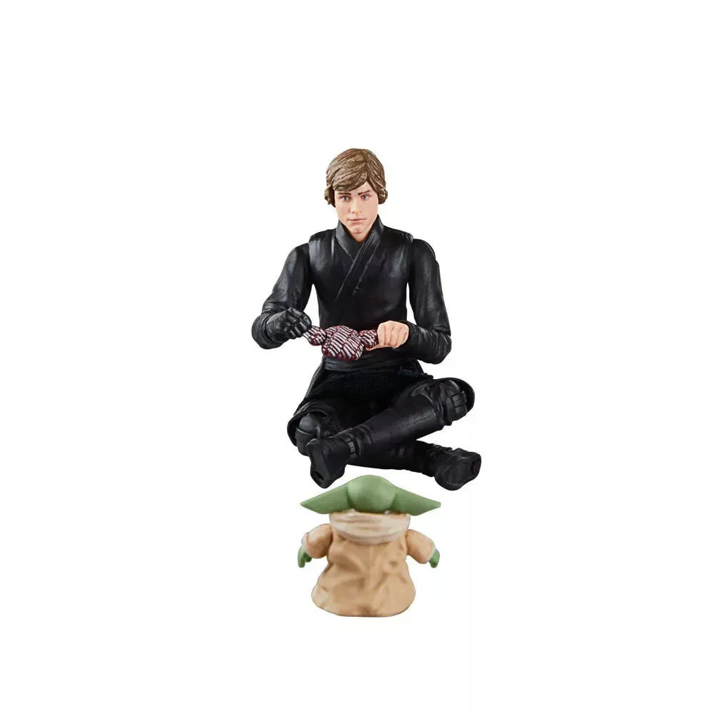 Hasbro Star Wars Black Series Vintage Collection Deluxe Luke Skywalker and Grogu F8303 2-Pack 3.75 Inch  Action Figure
